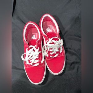 Red Vans ❤️🤍